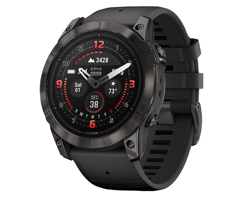 epix Pro 42 mm Silver with Whitestone