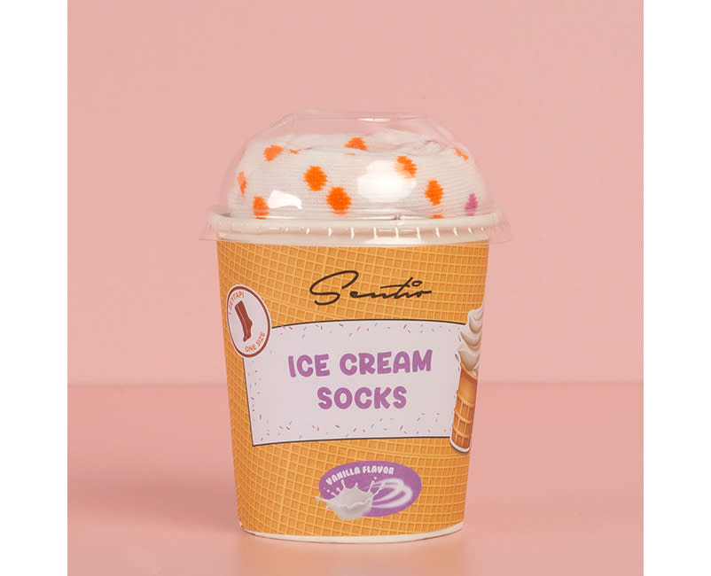ΚΑΛΤΣΕΣ ICE CREAM WHITE  1TEM SENTIO
