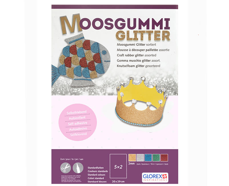 ΦΥΛΛΑ ΑΥΤΟΚΟΛ. ΑΦΡΩΔΗ GLITTER 20X30CM