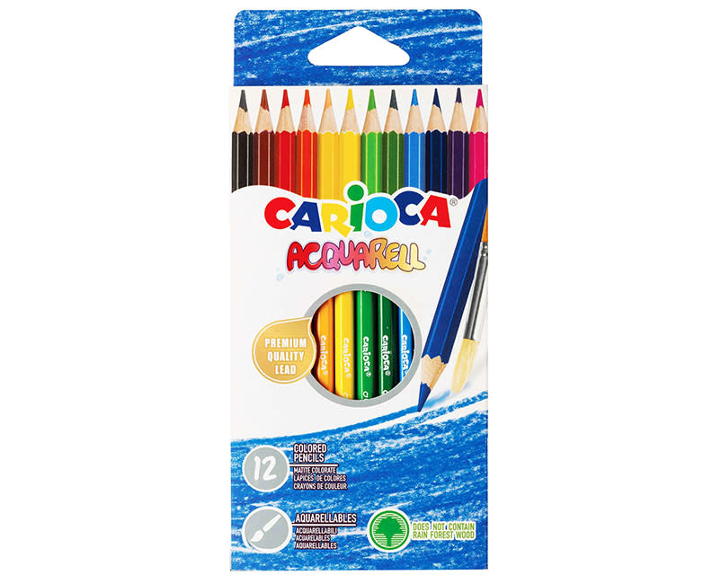 ΧΡΩΜ ΜΟΛΥΒ ΑΚΟΥΑΡΕΛΛΑΣ 12ΤΕΜ CARIOCA