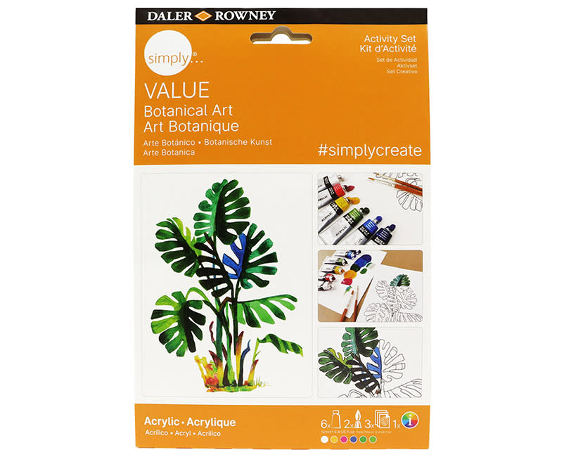 ΣΕΤ ΖΩΓΡΑΦΙΚ SIMPLY VALUE ΑΚΡΥΛ BOTANIC