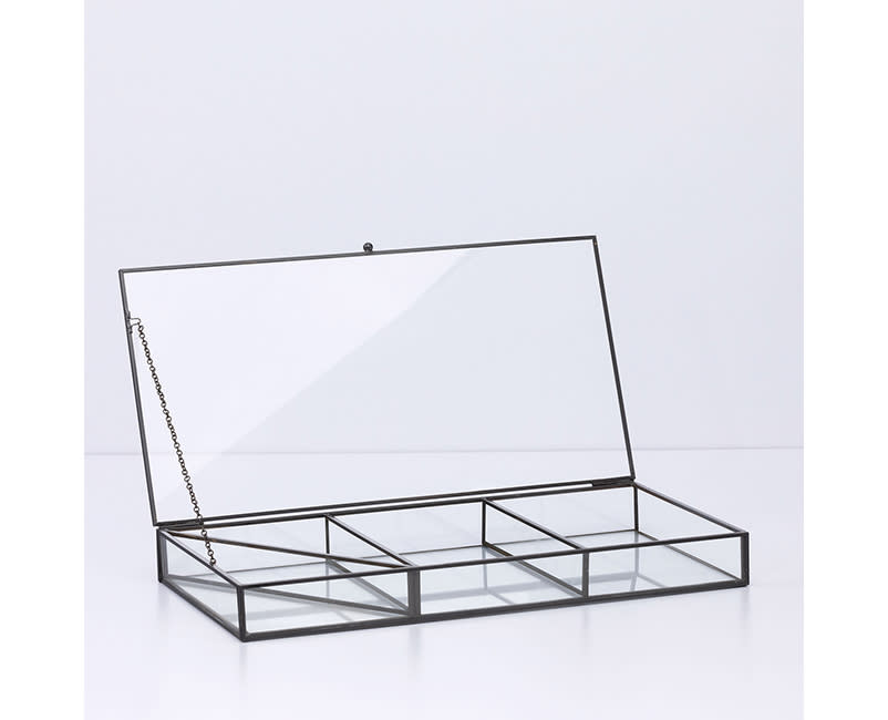 ΚΟΥΤΙ ΚΟΣΜΗΜΑΤΩΝ ΜΑΥΡΟ ΜΕ ΓΥΑΛΙ SENTIO