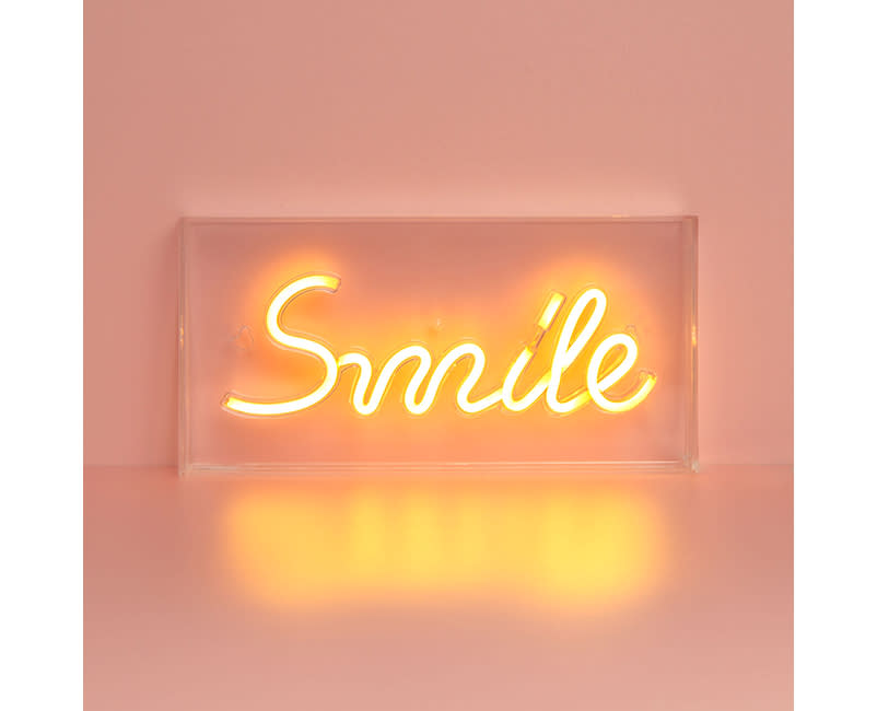 NEON LIGHT BOX SMILE SENTIO