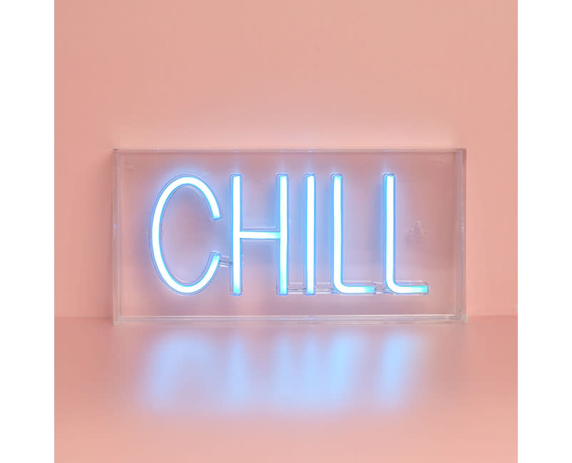 NEON LIGHT BOX CHILL SENTIO