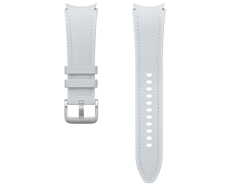 Hybrid Eco-Leather Band (M/L) Silver