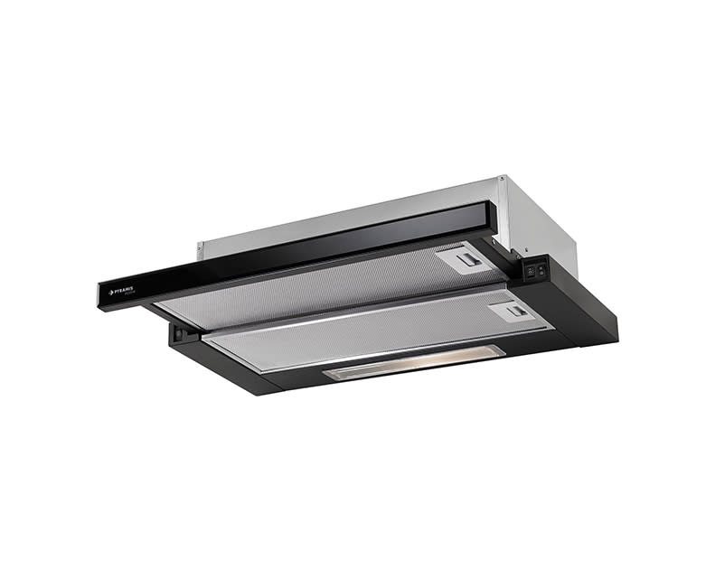 Pyramis Απορροφητήρας Συρόμενος Μαύρος