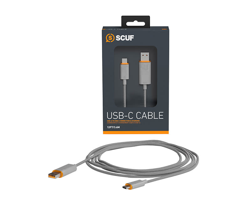 SCUF USB-C Charge Cable Gray 3.6m