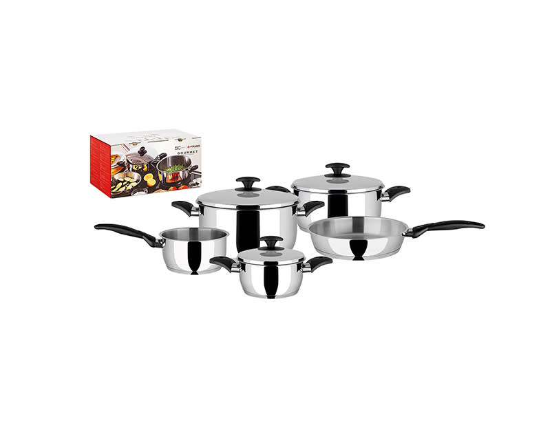 Pyramis Σετ Κατσαρόλες Gourmet 5 Τμχ