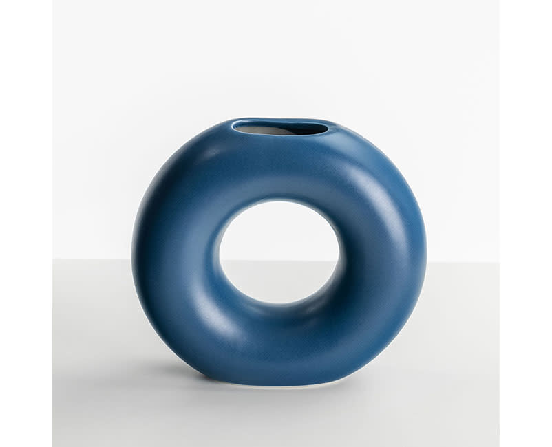 ΒΑΖΟ ΣΤΡΟΓΓΥΛΟ ΜΠΛΕ SENTIO