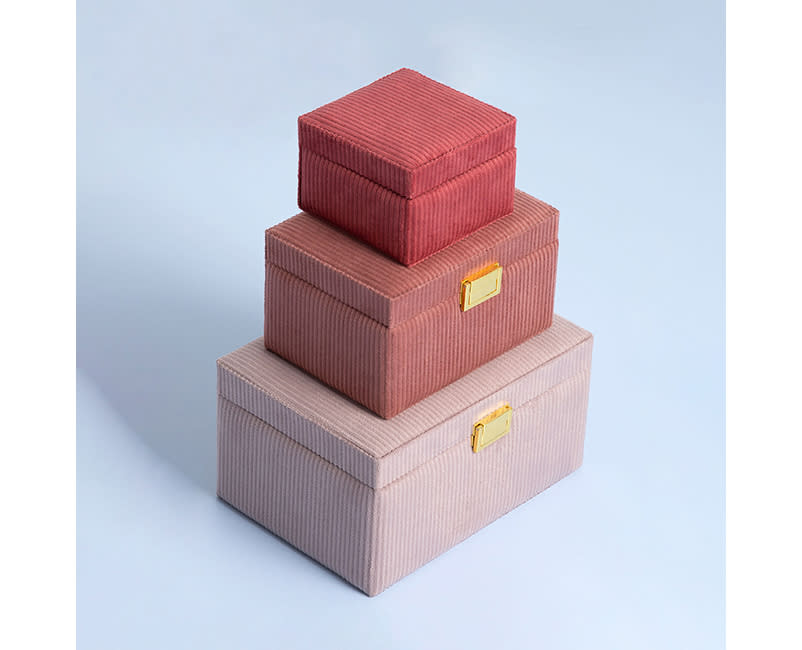 ΣΕΤ ΚΟΣΜΗΜΑΤΟΘΗΚΕΣ 3ΤΕΜ ΡΟΖ SENTIO