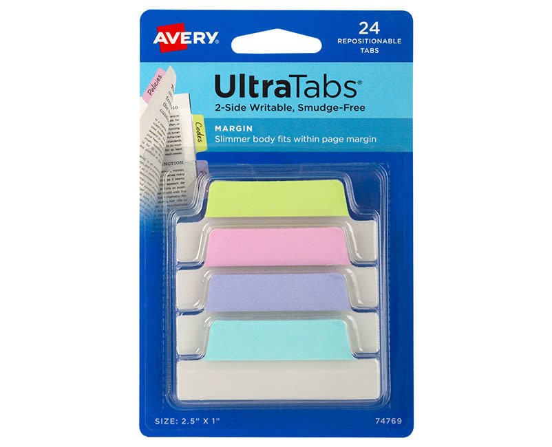 ΑΥΤΟΚΟΛ.  ΣΕΛΙΔ/ΚΤΕΣ PASTEL 24ΤΕΜ AVERY