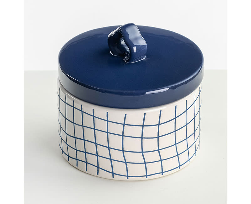 ΚΕΡΑΜΙΚΟ ΔΟΧΕΙΟ ΑΠΟΘΗΚΕΥΣΗΣ ΜΠΛΕ SENTIO