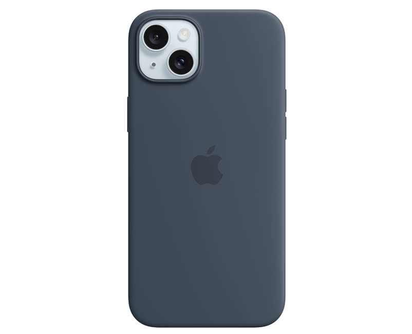 iPhone 15 Plus Silicone Case Storm Blue