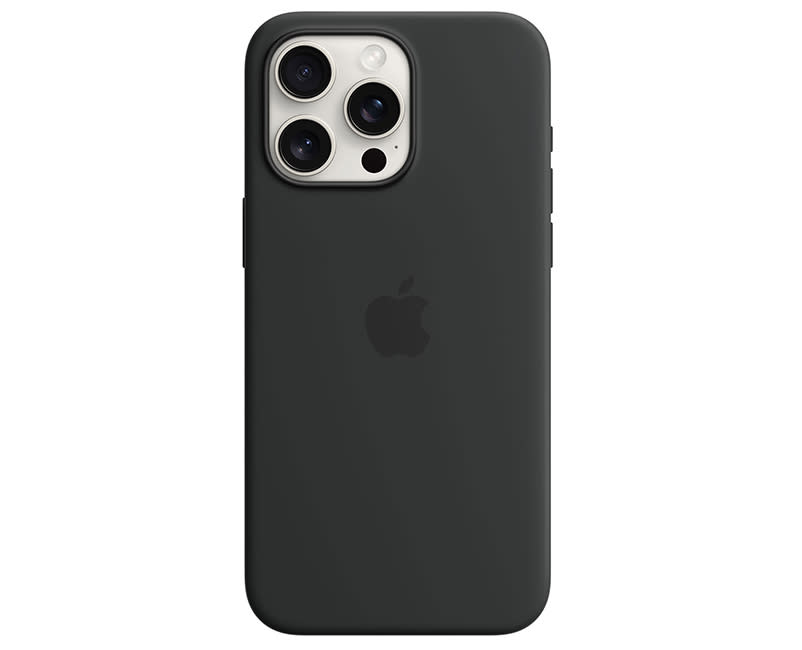 iPhone 15 Pro Max Silicone Case Black