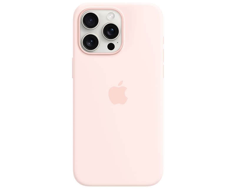 iPhone 15 Pro Max Silic Case  Light Pink