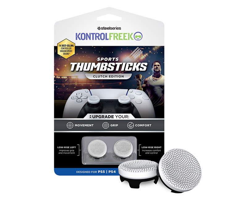 KontrolFreek Sports - Clutch White PS5