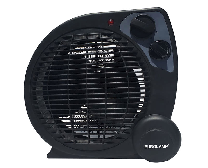 Eurolamp Αερόθερμο Δωματίου 2000W Μαύρο