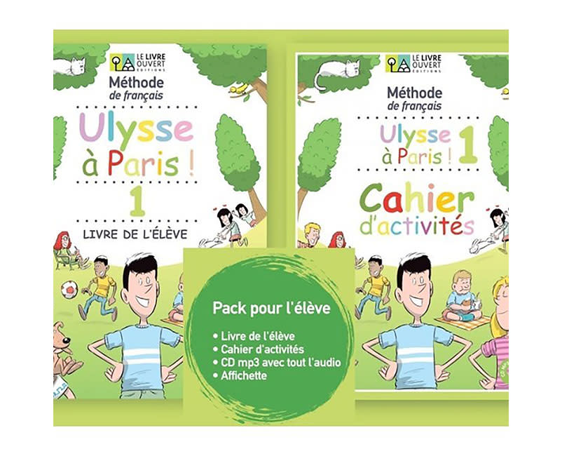 ULYSSE A PARIS 1 PACK (LIVRE D'ELEVE+CAH)