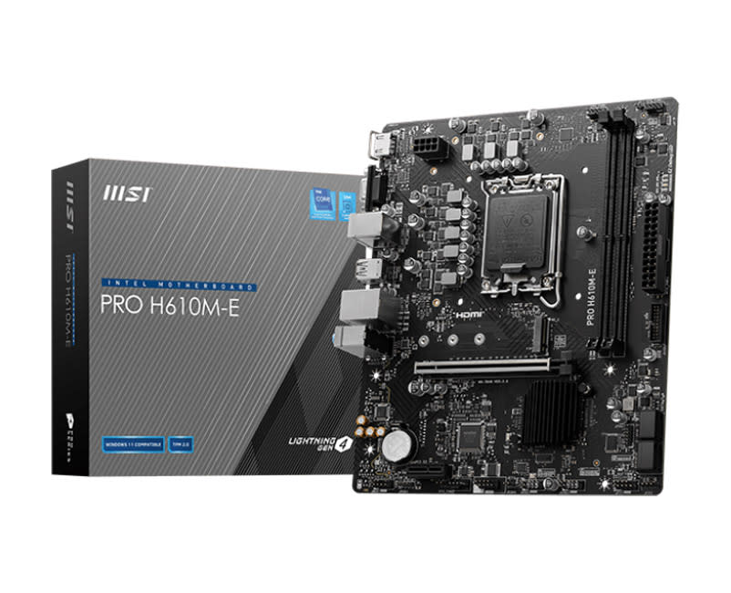 PRO H610M-E Motherboard M-ATX