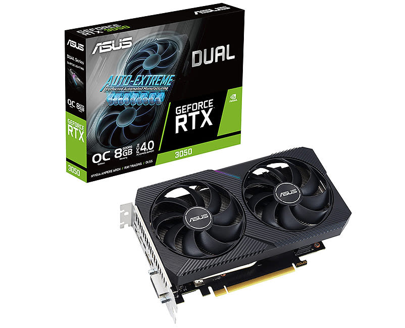 ASUS Dual GeForce RTX™ 3050 V2 OC Edition 8GB GDDR6