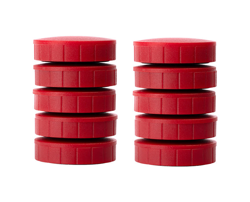 ΜΑΓΝΗΤΑΚΙΑ Φ32ΜΜ 10TEM ΚΟΚΚΙΝΟ