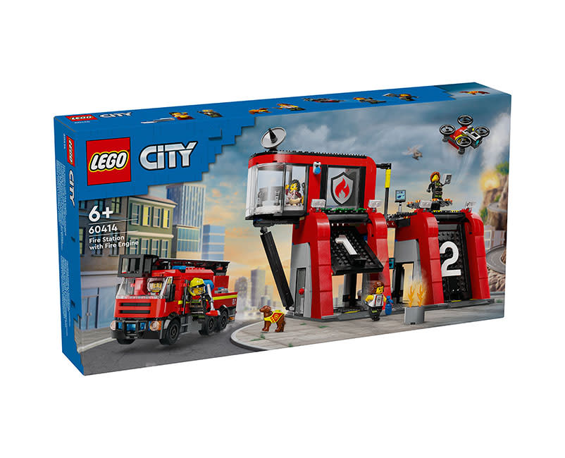 	LEGO Fire Station With Fire Truck 60414