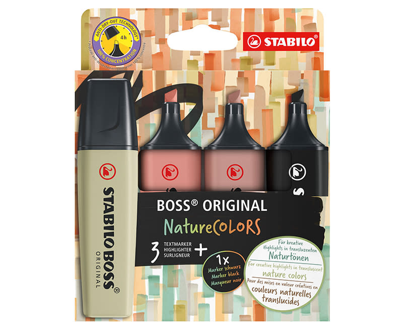 ΜΑΡΚΑΔΟΡΟΙ STAB. BOSS NATURE COLORS 3+1