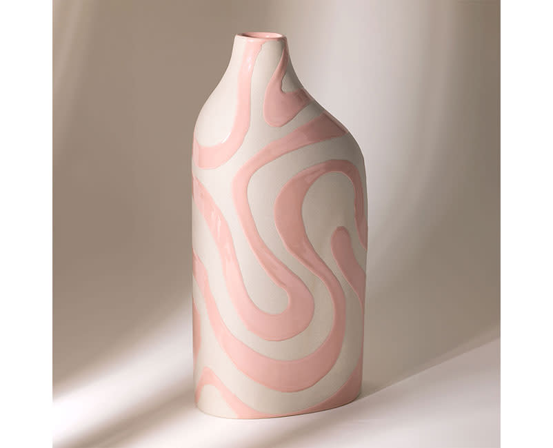 ΠΗΛΙΝΟ ΒΑΖΟ ΡΟΖ-ΛΕΥΚΟ NEW LIFE SENTIO