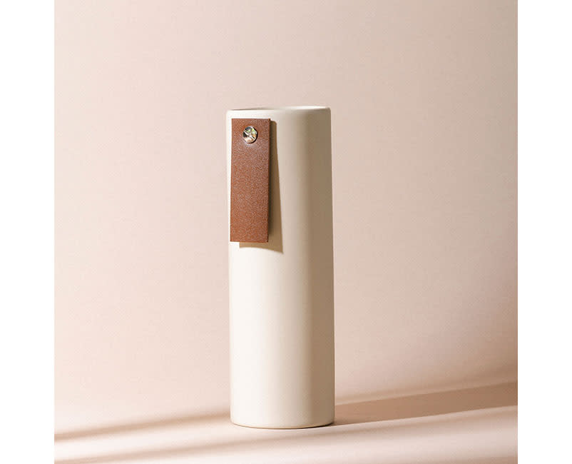 ΠΗΛΙΝΟ ΣΤΡΟΓΓΥΛΟ ΛΕΥΚΟ ΒΑΖΟ SENTIO