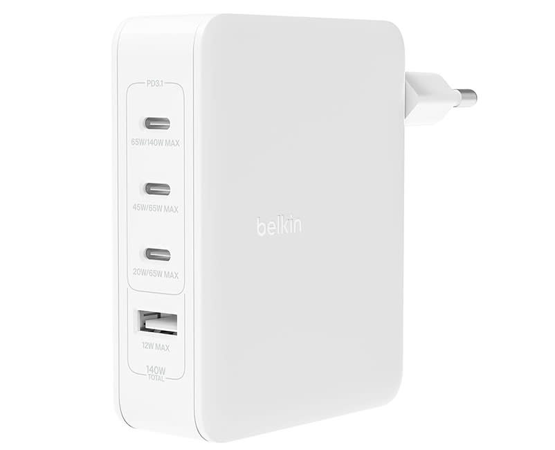 Belkin BoostCharge Pro 140W 4-Port GaN Wall Charger