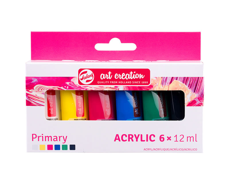 ΣΕΤ ΑΚΡΥΛΙΚΑ ΧΡΩΜΑΤΑ 6X12ML BASIC TALENS