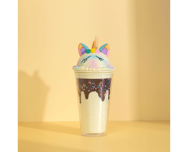 ΠΛΑΣΤΙΚΟ ΠΟΤΗΡΙ UNICORN ΚΙΤΡΙΝΟ SENTIO