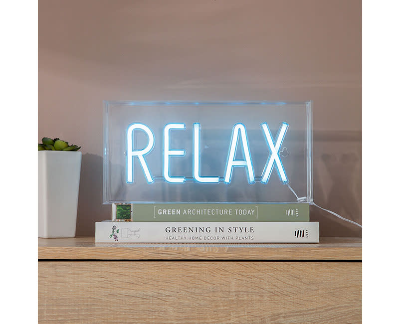 NEON LIGHT BOX RELAX SENTIO