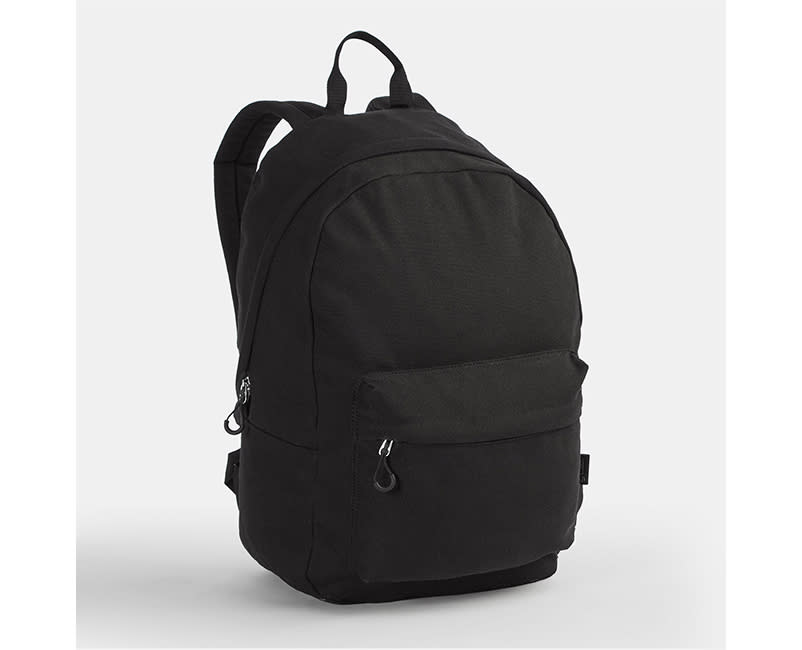 ΤΣΑΝΤΑ ΠΛΑΤΗΣ CANVAS ΜΑΥΡΟ SENTIO