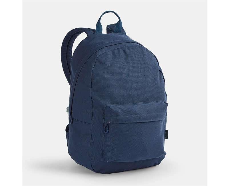 ΤΣΑΝΤΑ ΠΛΑΤΗΣ CANVAS EARTH ΜΠΛΕ SENTIO