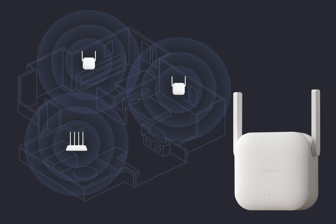 4393988-Tile-2-Xiaomi-Range-Extender-N300