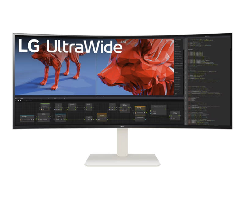 LG 38" UltraWide Curved Monitor 38WR85QC-W