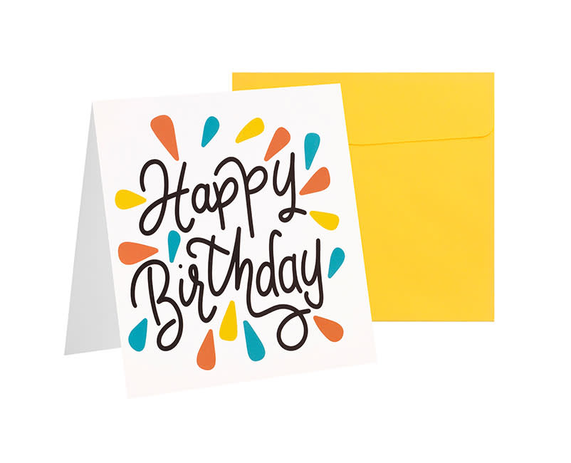 Sentio Ευχετήρια Κάρτα Happy Bday Ροζ