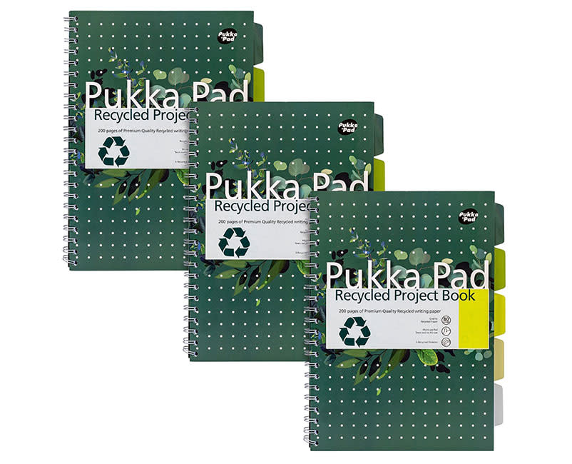 ΤΕΤΡΑΔΙΟ ΣΠΙΡΑΛ Α4 PUKKA 5Θ.200Φ.ΑΝΑΚΥΚΛ