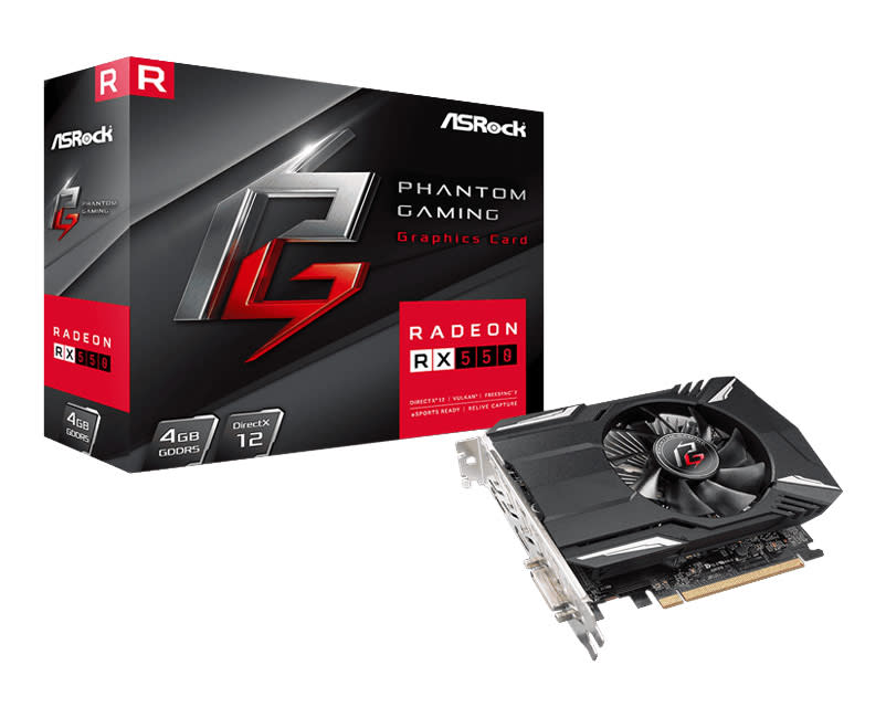 ASRock Phantom Gaming Radeon™ RX550 4G