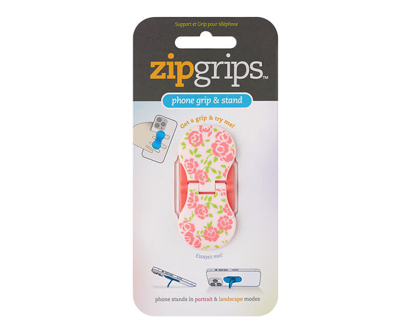 ZIPGRIPS HOLDER KINHTOY PINK FLOWERS