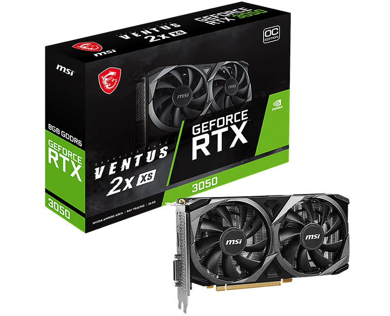 MSI GeForce RTX™ 3050 VENTUS 2X XS 8G OC