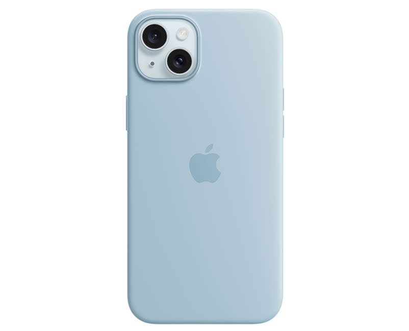 iPhone 15 Plus Silicone Light Blue
