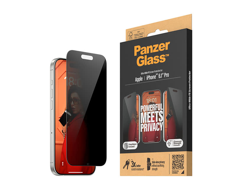 PanzerGlass™ Privacy iPhone 15 Pro