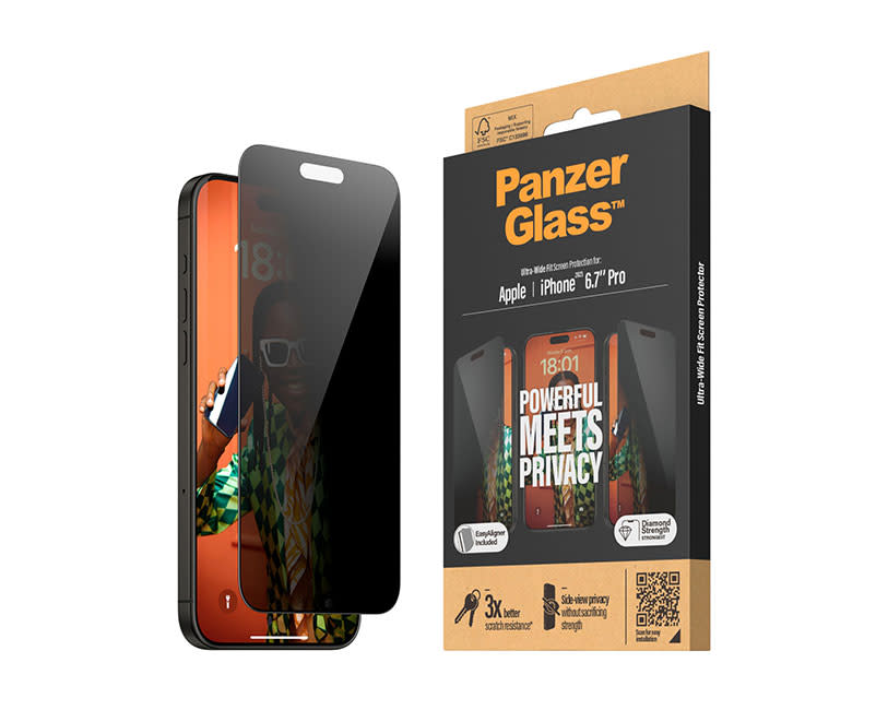 PanzerGlass™ Privacy iPhone 15 Pro Max
