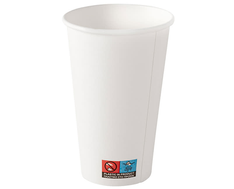 ΠΟΤΗΡΙ ΧΑΡΤΙΝΟ 400ML 50 TEM ΛΕΥΚΟ