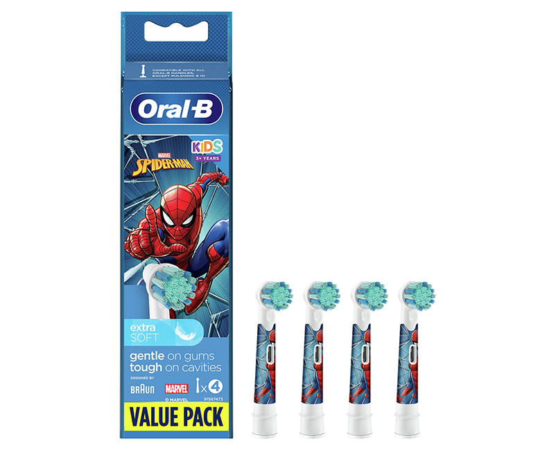 Oral - B Βουρτσάκι Spiderman Σετ 4 τμχ