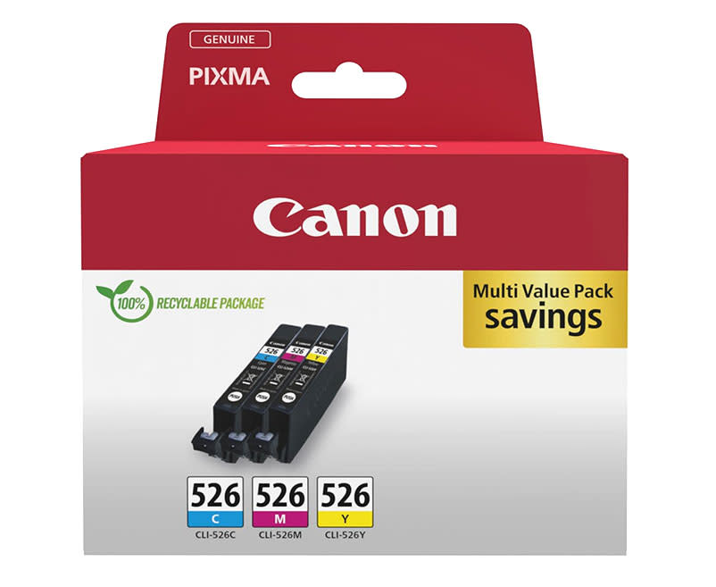 Μελάνι Canon CLI-526 (C-M-Y) Multipack