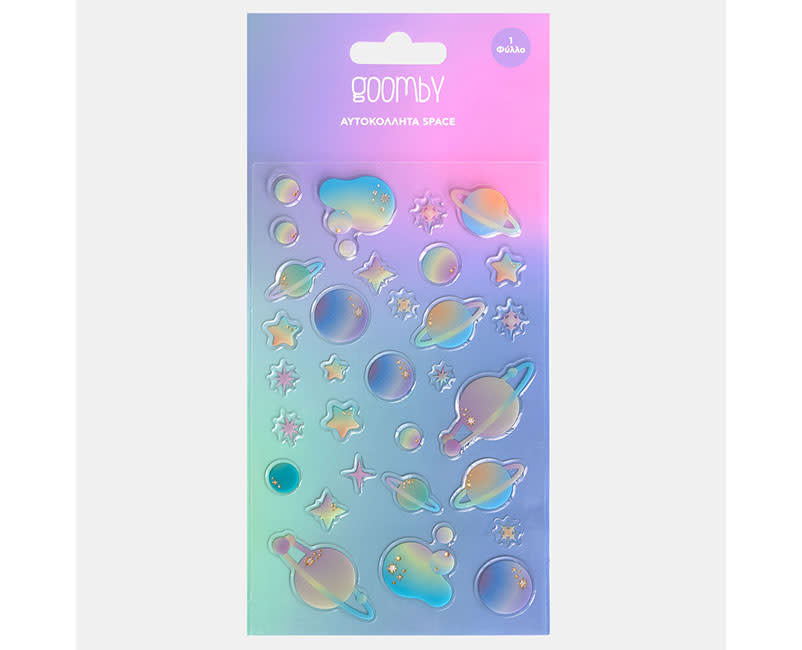 ΑΥΤΟΚΟΛΛΗΤΑ SPACE GOOMBY