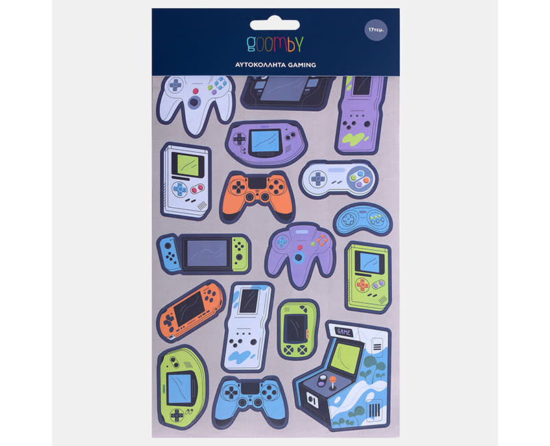 ΑΥΤΟΚΟΛΛΗΤΑ GAMING 10 ΦΥΛΛΑ GOOMBY